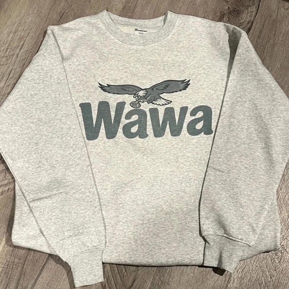 Gray Philadelphia Eagles Wawa Sweatshirt - Picture 1 of 3